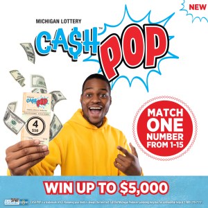 新的 Cash Pop 游戏为密歇根州彩票玩家提供每小时四次赢取现金的机会