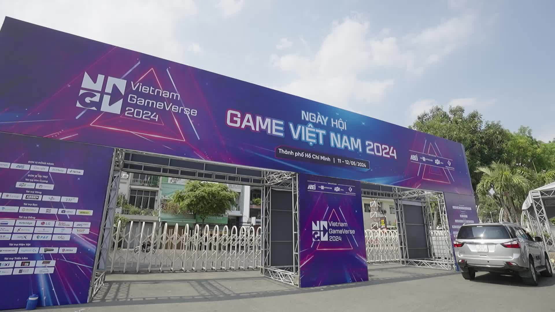 为越南 GameVerse 2024 做准备的展位